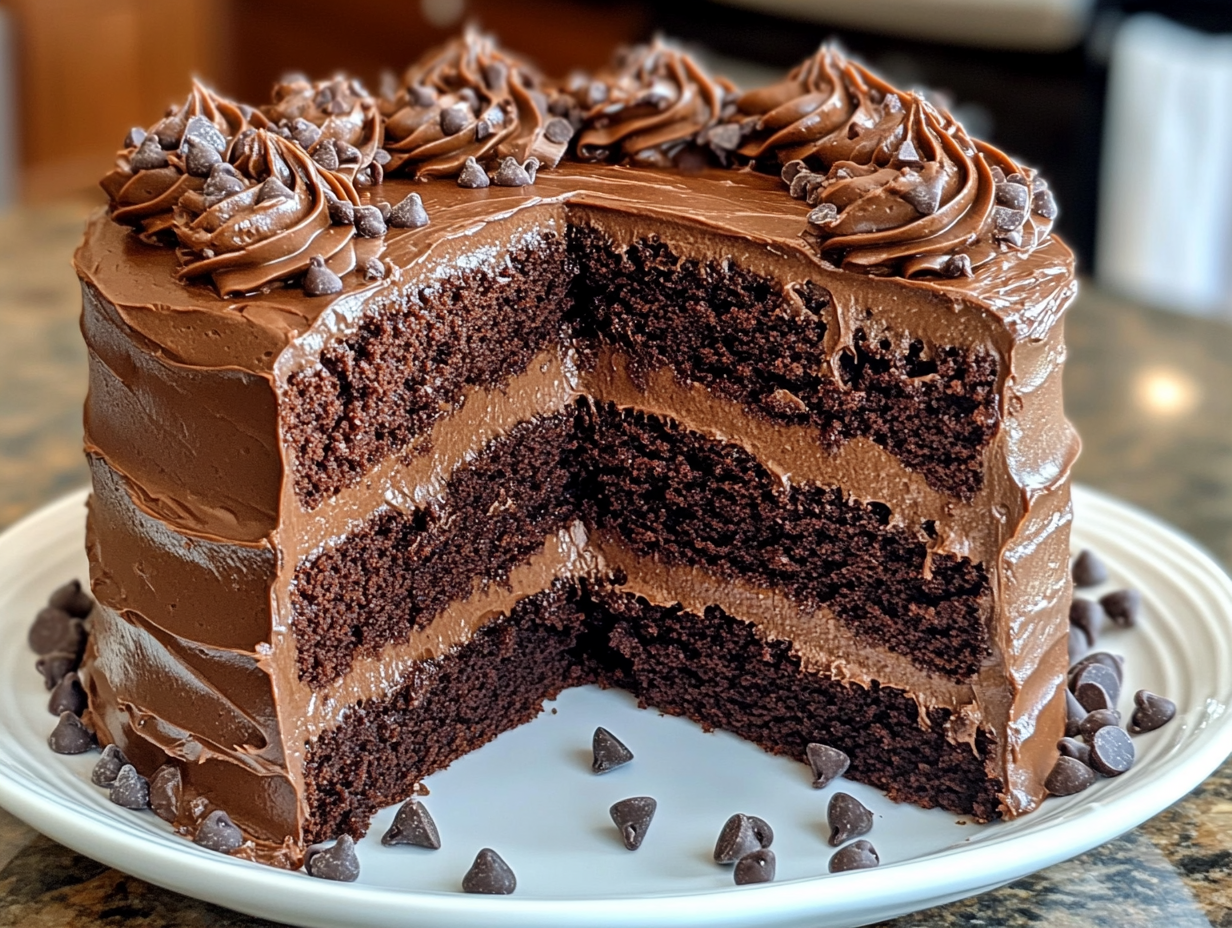 Tarta de Chocolate Hershey’s con Relleno de Queso Crema