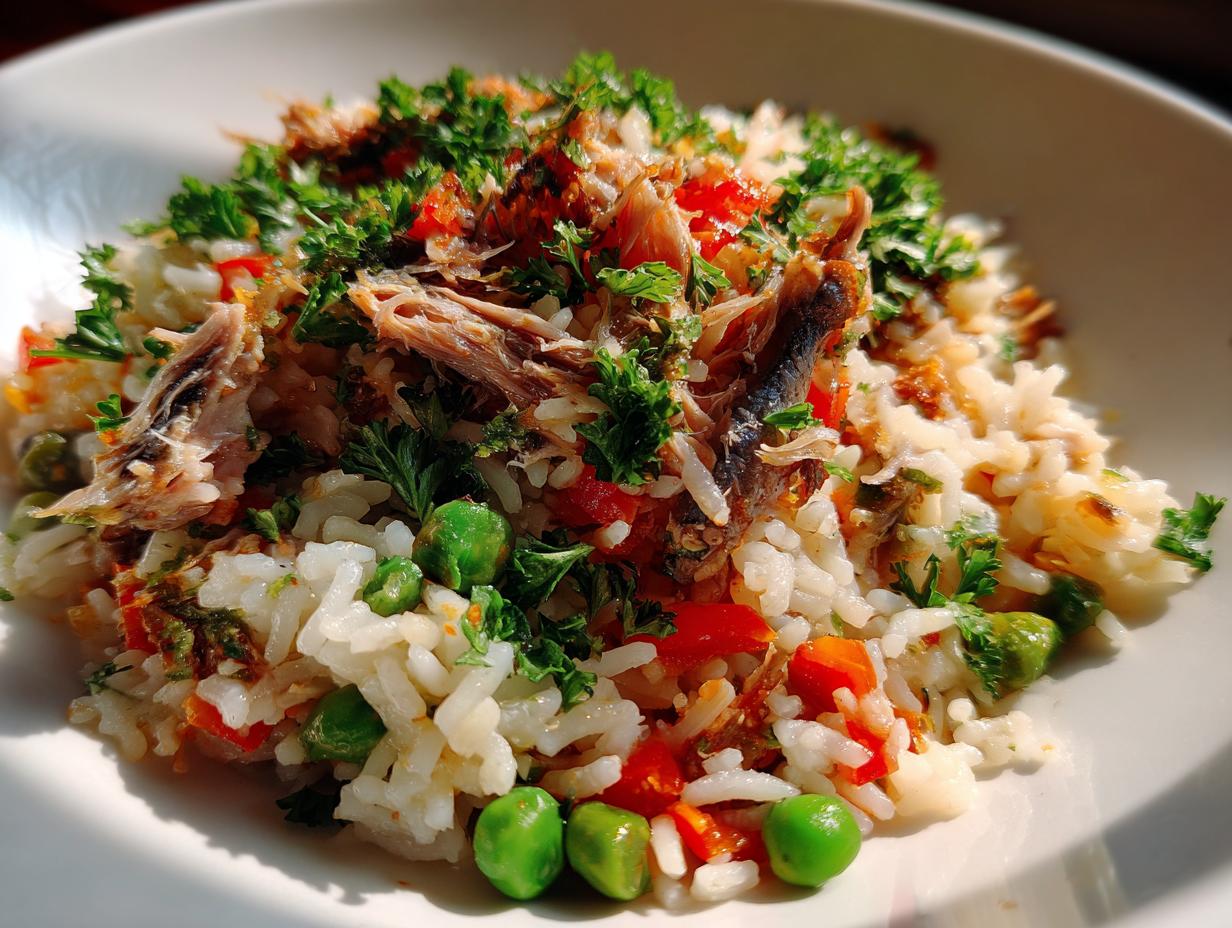 Arroz con Sardinas