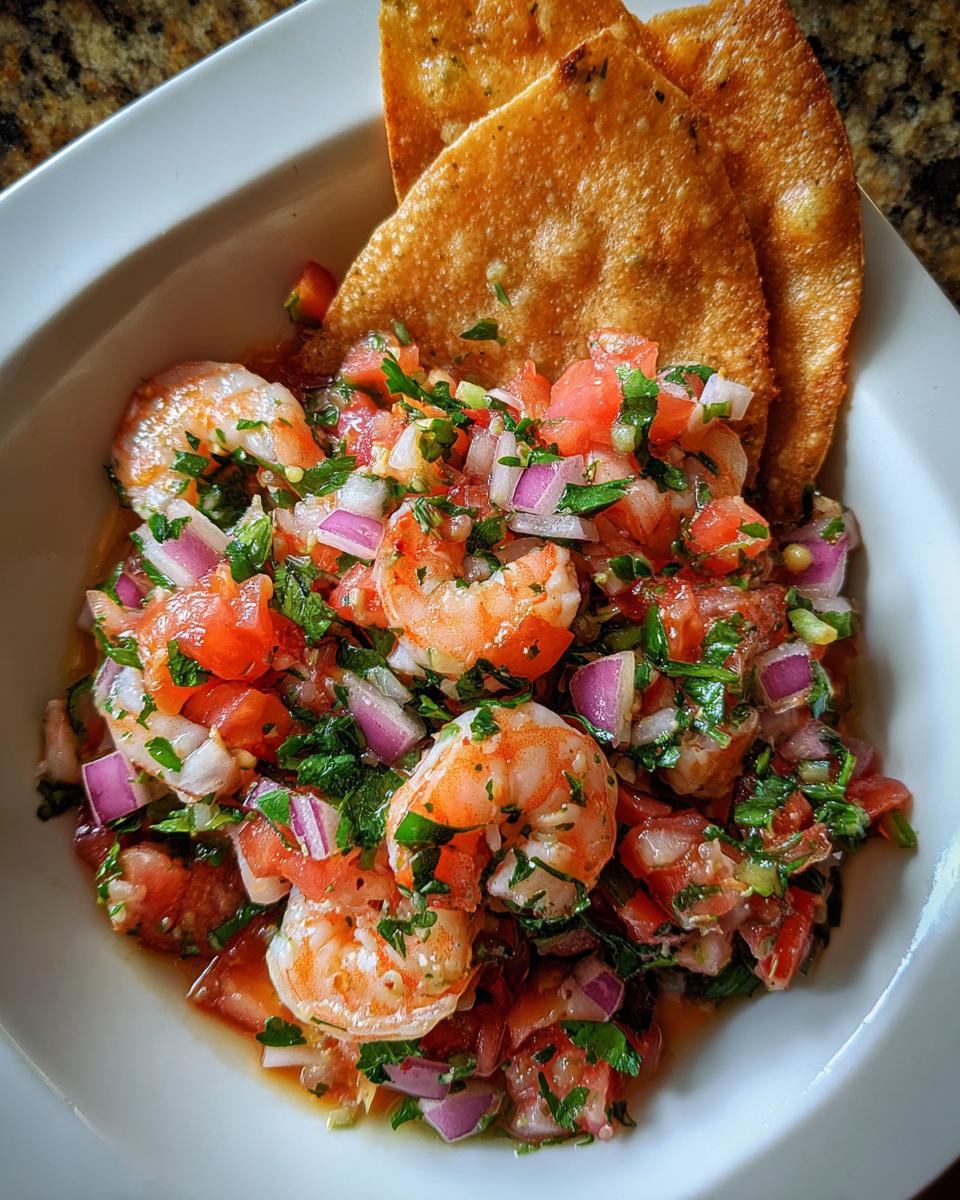 Ceviche de Camarón a la Mexicana - detail 1