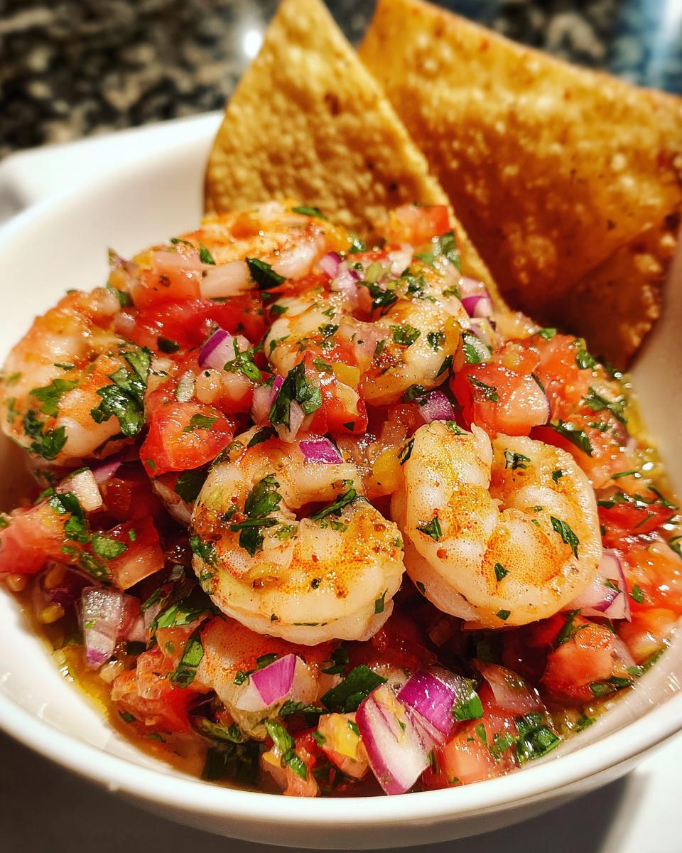 Ceviche de Camarón a la Mexicana - detail 2