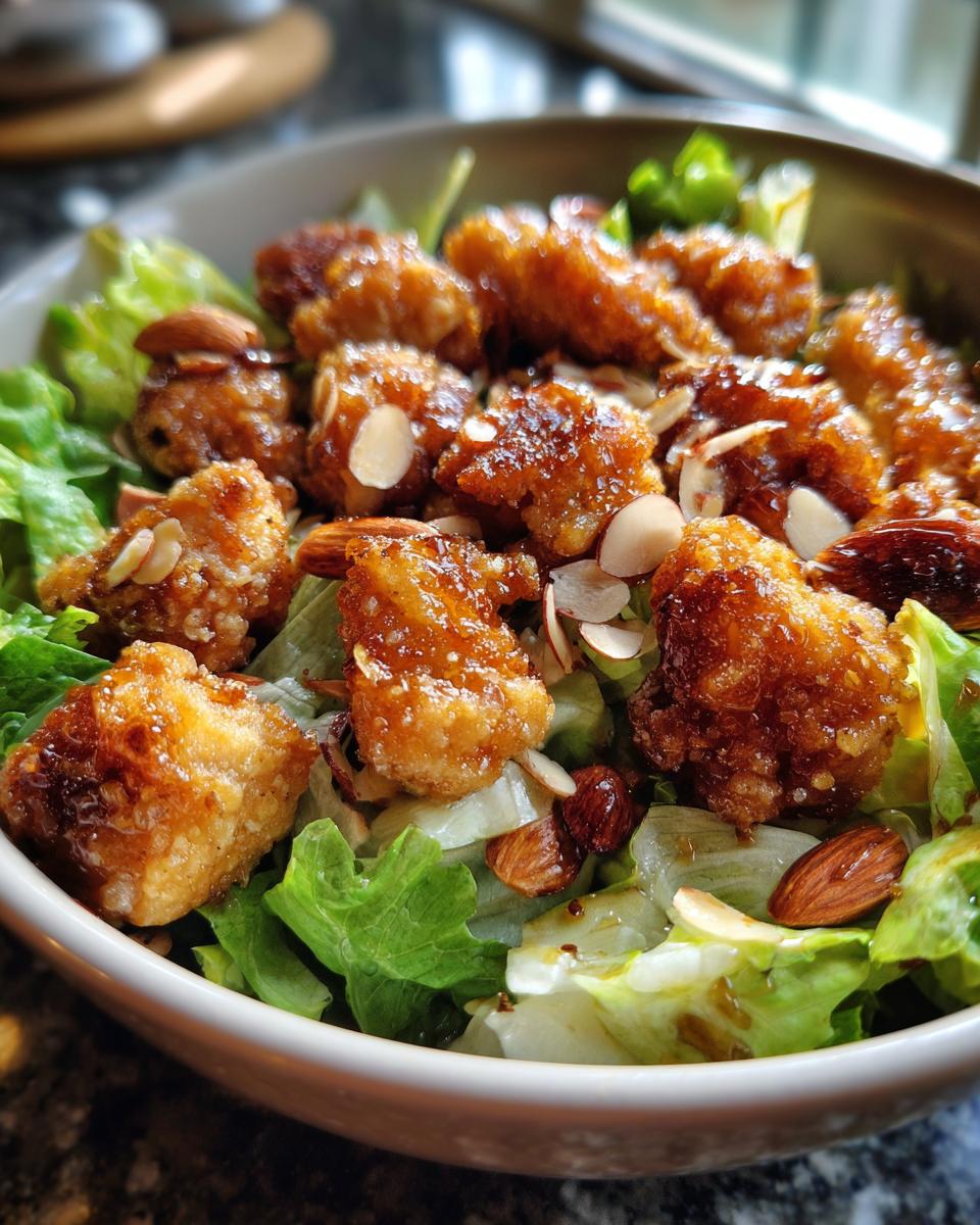 Ensalada Teriyaki Fácil con Pollo Crujiente y Almendras - detail 2