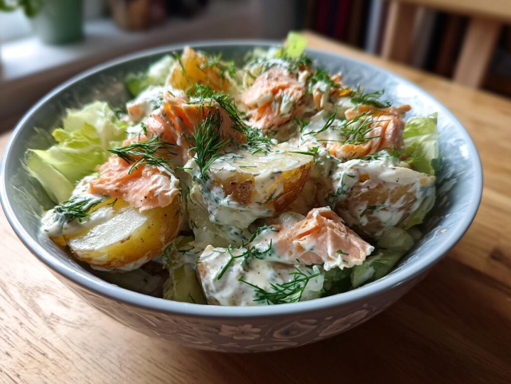Ensalada de Papa y Salmón