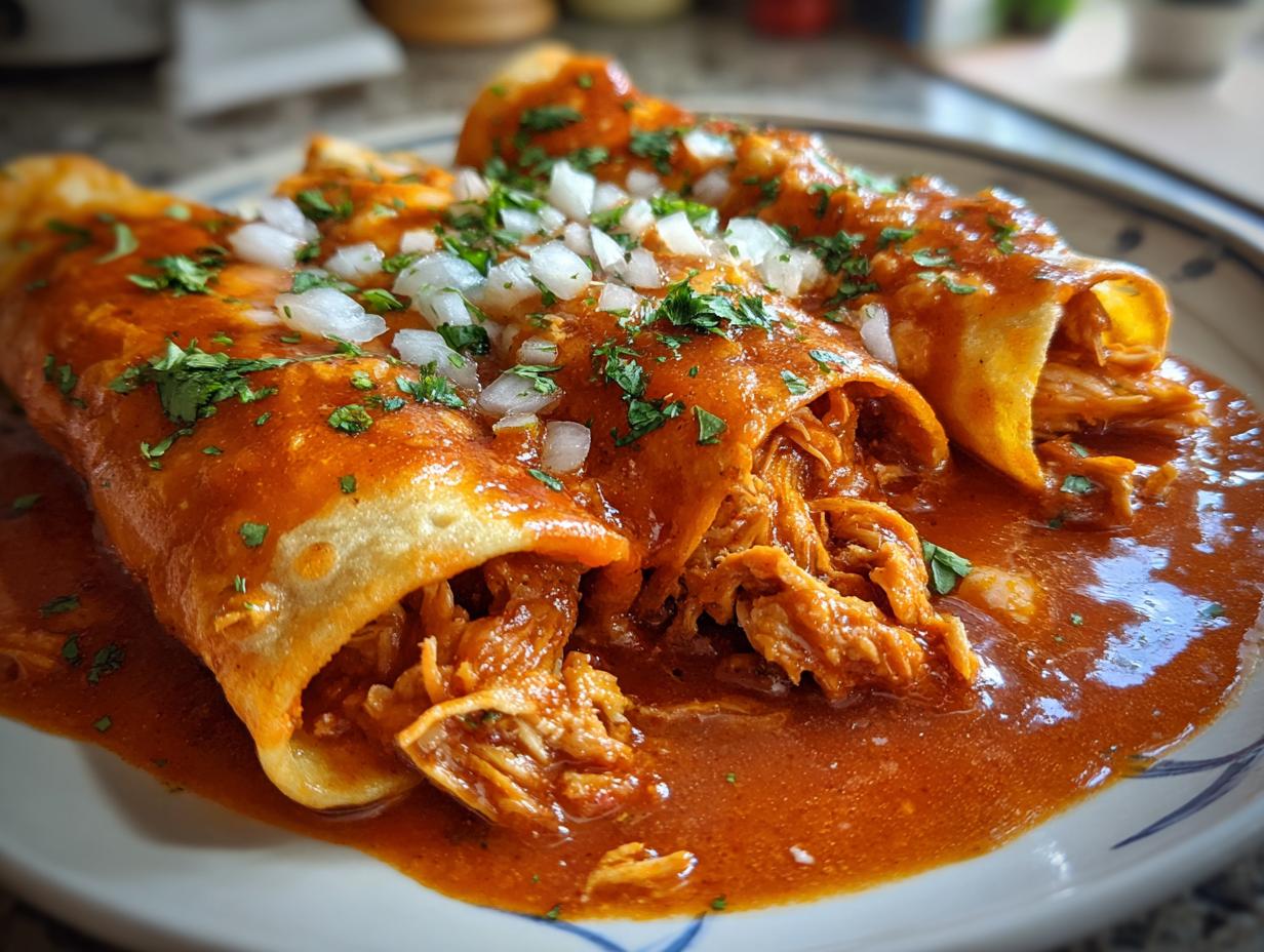 Entomatadas de Pollo con Queso