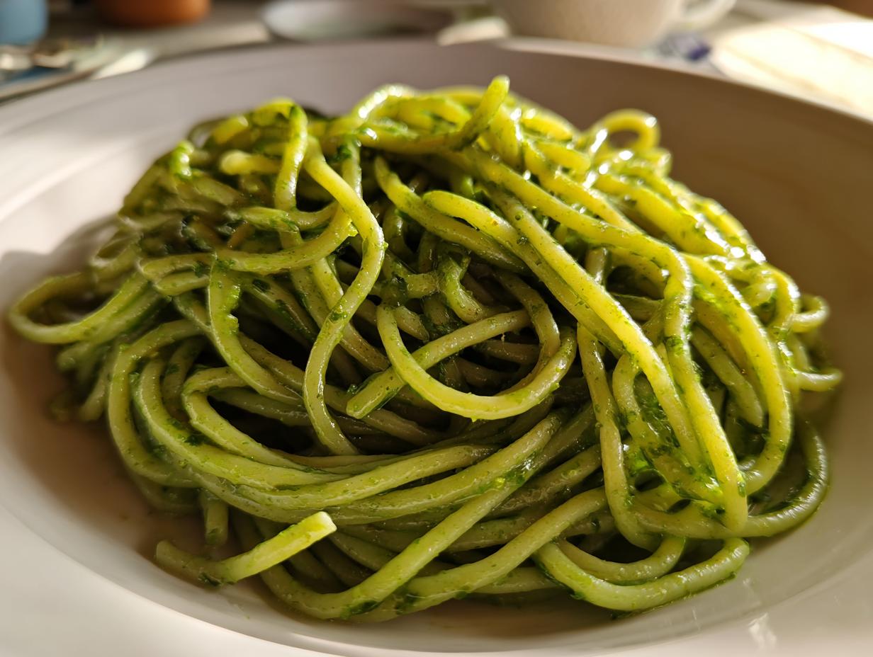 Espaguetti Verde Cremoso
