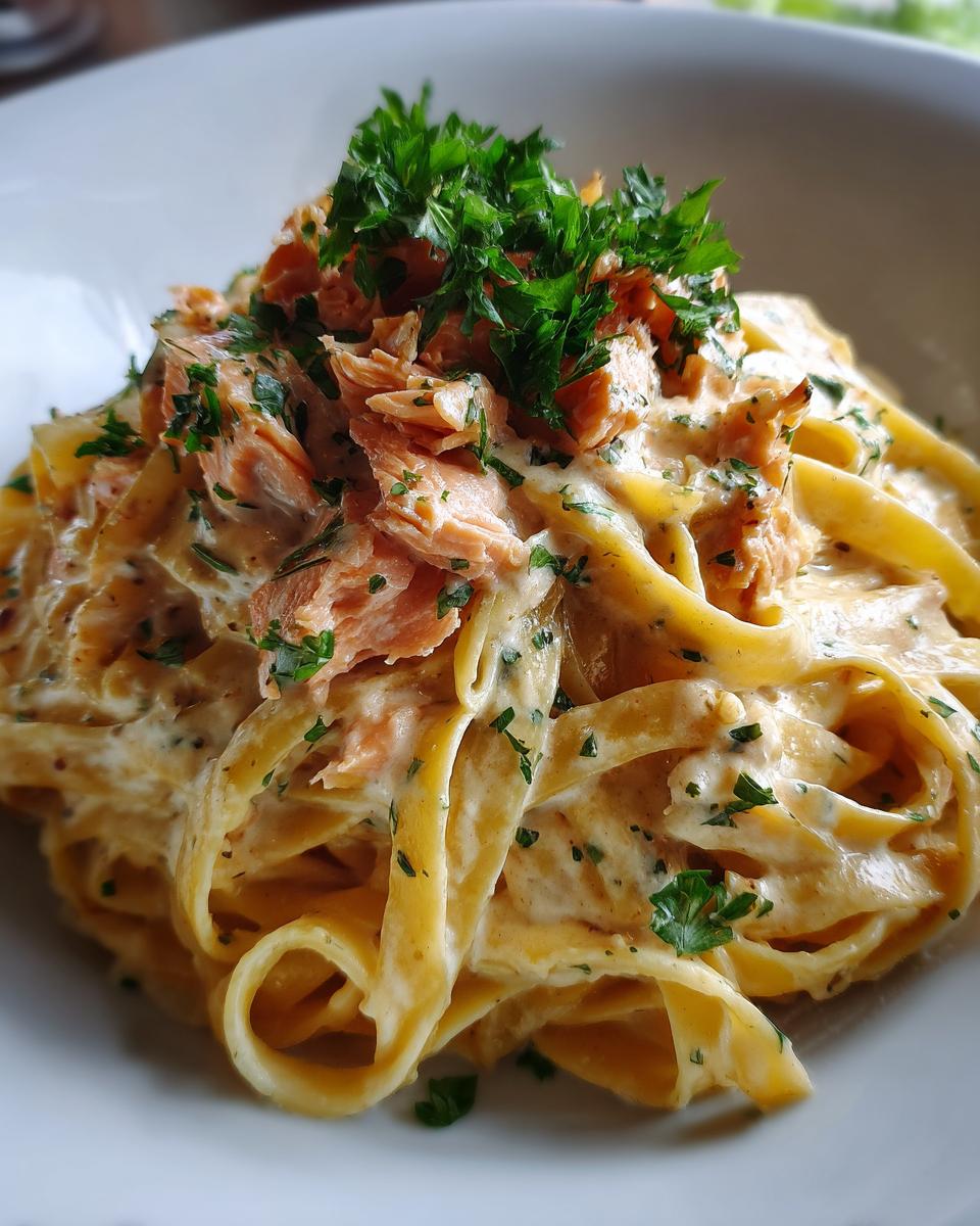 Fetuccini Cremoso con Salmón - detail 1