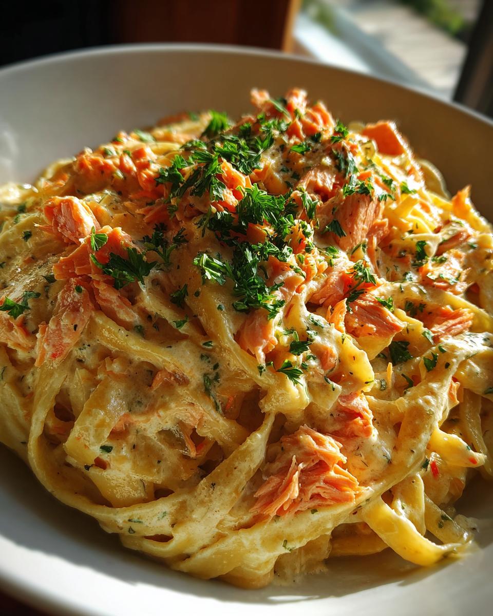 Fetuccini Cremoso con Salmón - detail 2