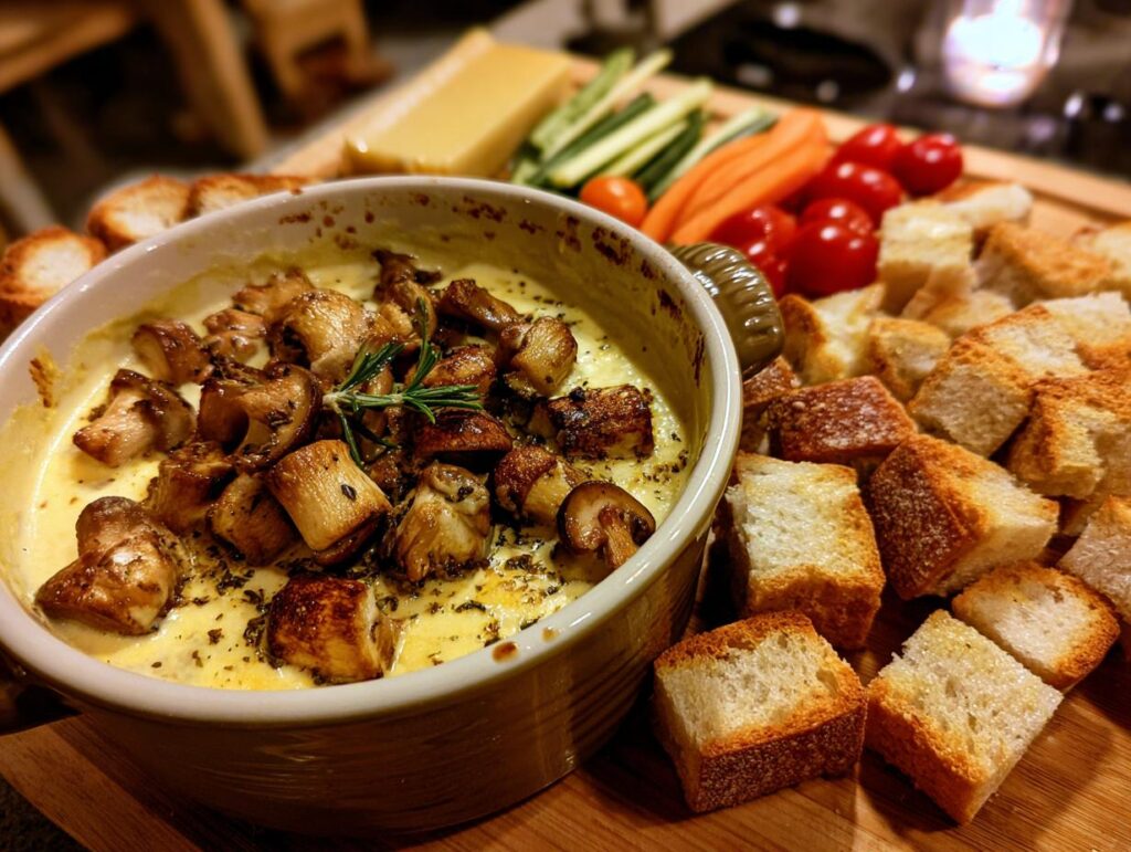 Fondue de Champiñones