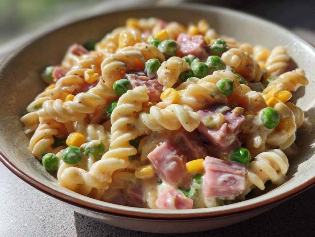 Pasta de Coditos con Jamón Fría