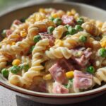 Pasta de Coditos con Jamón Fría
