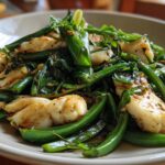 Pescado Poblano con Berros y Ejotes