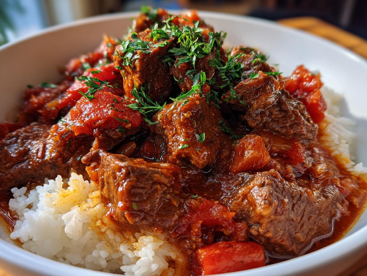 Puntas de Res en Salsa