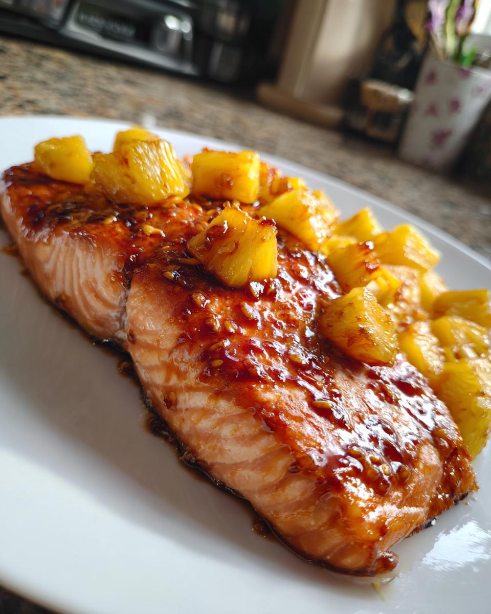 Salmón Teriyaki con Piña - detail 1