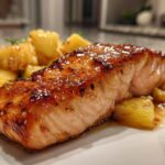Salmón Teriyaki con Piña