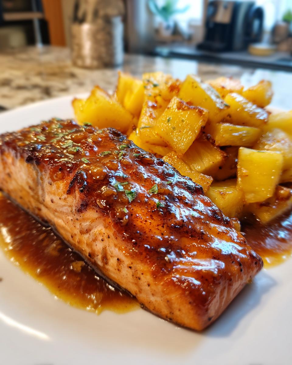 Salmón Teriyaki con Piña - detail 2