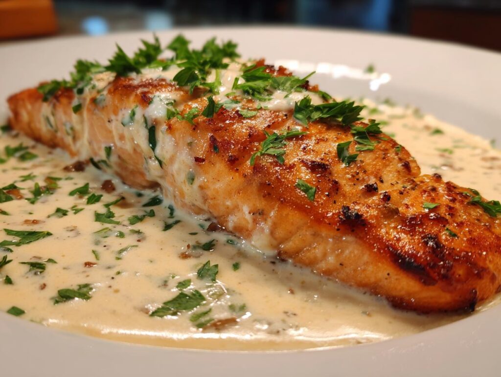 Salmón en la Salsa Cremosa