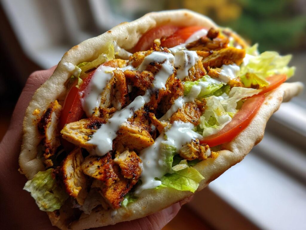 Shawarma de Pollo Fácil
