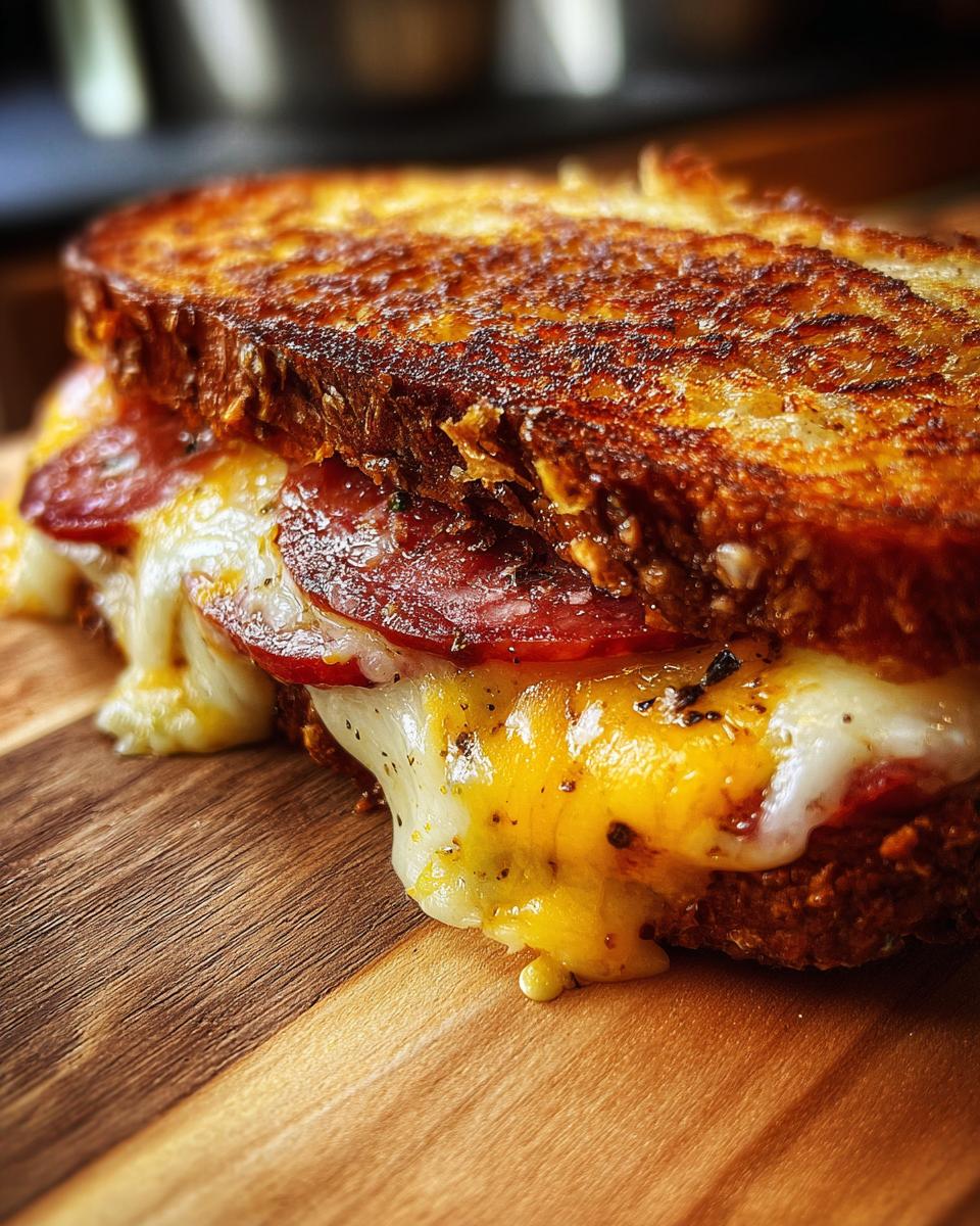 Sándwich Salami y Cheddar - detail 1