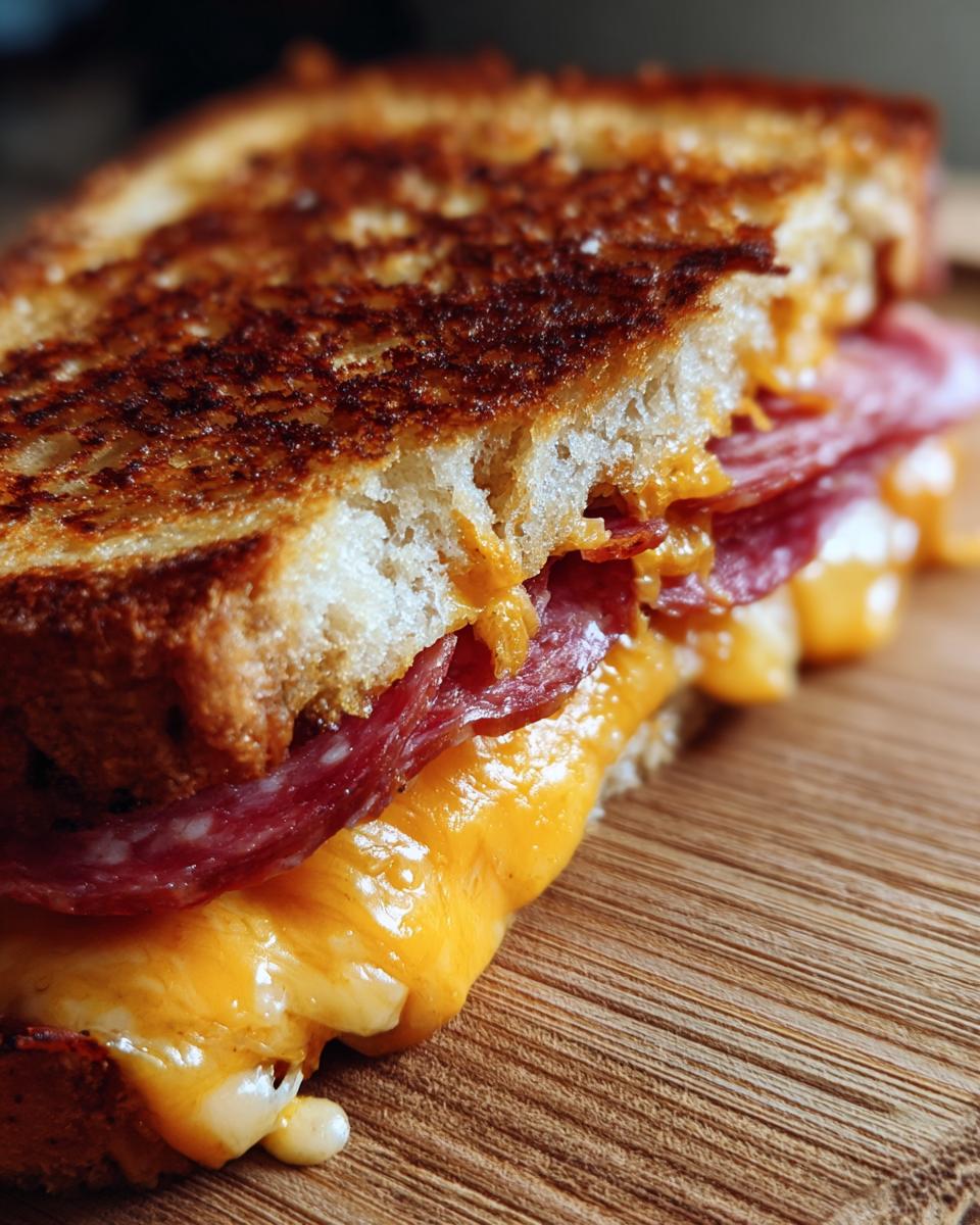 Sándwich Salami y Cheddar - detail 3