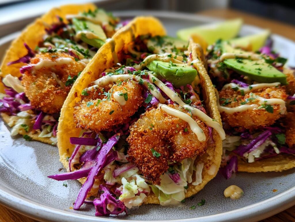 Tacos de Camarón al Coco